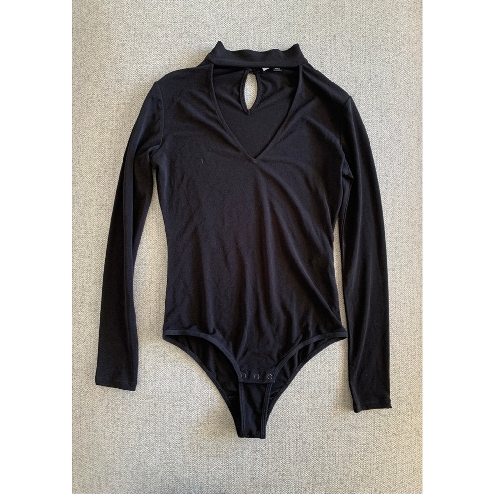 Forever new - black bodysuit with choker - Picture 1 of 8